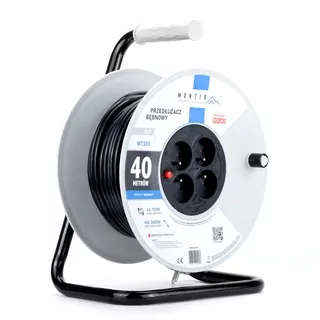 Predlžovací kábel 40m 3 × 1,5 na bubon 3680 W IP20